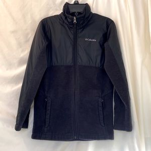 Columbia Fleece Zip Up-Youth Medium 10/12-Like New-Zippered Pockets